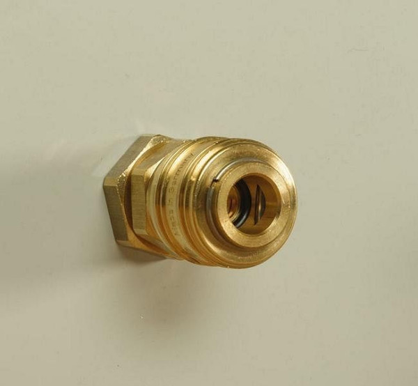 KLW persluchtsnelkoppeling DN 7.2 Type 260 "eenzijdige afsluiting" aansluiting G 1/4 I, 05/02206