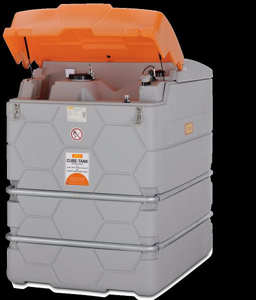 Cemo CUBE stookolietank 2500 l buiten compleet gemonteerd, 10455
