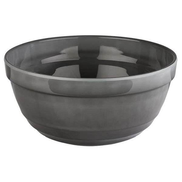 APS kom -EMMA-, Ø 23 cm, hoogte: 10,5 cm, melamine, grijs, 2,3 liter, 85108
