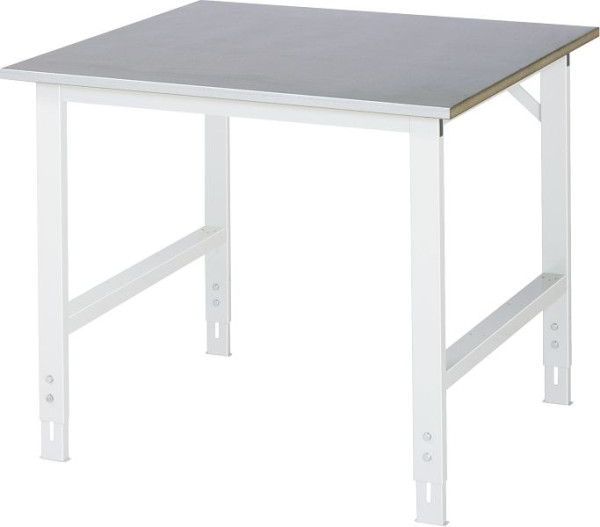 RAU werktafel Tom serie (basistafel), B1000 x D1000 x H760-1080 mm, 06-625ES10-10.12