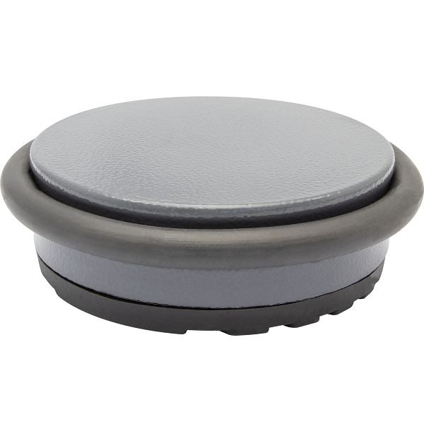 WAGNER vloerdeurstopper BIG DISK COLOR diameter 96mm, hoogte 30mm, grijs, VE: 4 stuks, 15519201