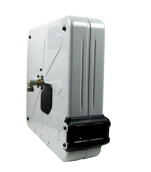Ebinger slanghaspel OSM 420, max. 20bar / 90 ° C, max. 20m - 12,5 mm / 15m - 15,5 mm ID PVC-weefselslang, 1.420.100