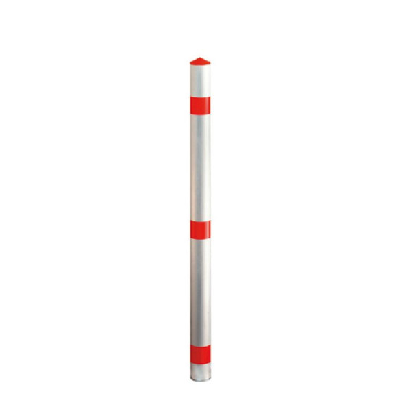 Stein HGS HGS afzetpaal "Acero" Ø60mm, van aluminium, afneembaar, zonder slot, bodemhuls, 13439