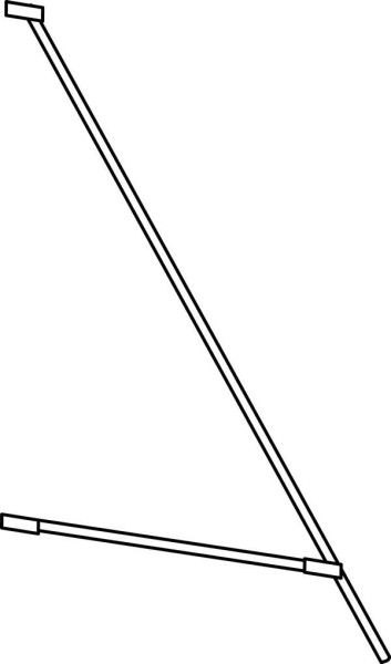 HYMER korte giek, afmetingen 1,72 x 0,10 m, 7009436