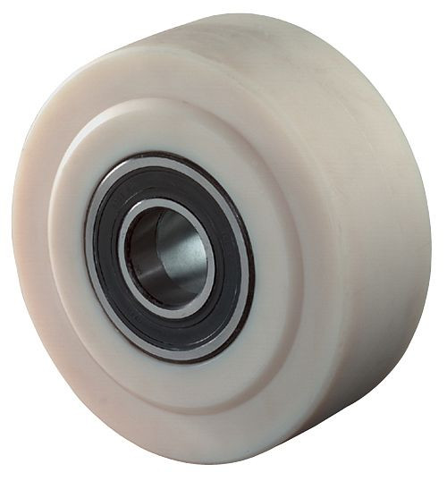 BS Rollen polyamide wiel, wielbreedte 55 mm, wiel-Ø 100 mm, draagvermogen 1500 kg, loopvlak/wiellichaam gegoten polyamide, kogellagers, B16.100