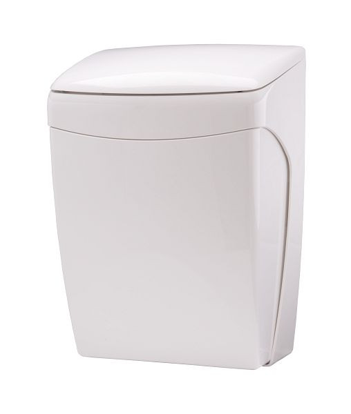 All Care PlastiQline afvalemmer 20 liter met kniebediening, kunststof wit, 5666