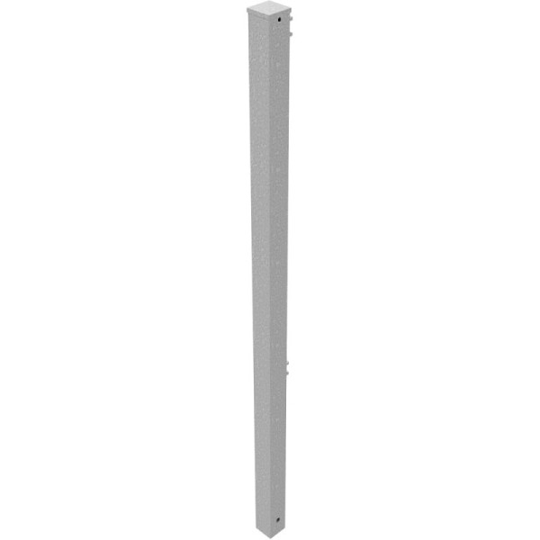 Stone HGS beschermhekrooster, eindpaal ongelakt, vierkant 60x60mm, hoogte 1500mm/met stalen kap, 418.02