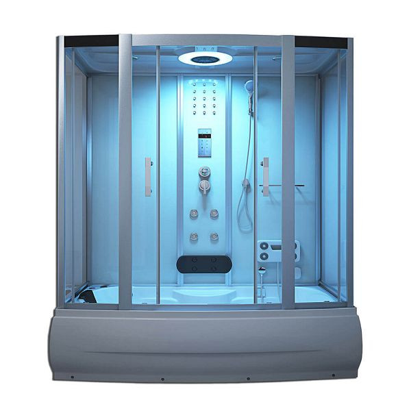 HOME DELUXE stoomdouche DIAMOND BIG - wit, 1112