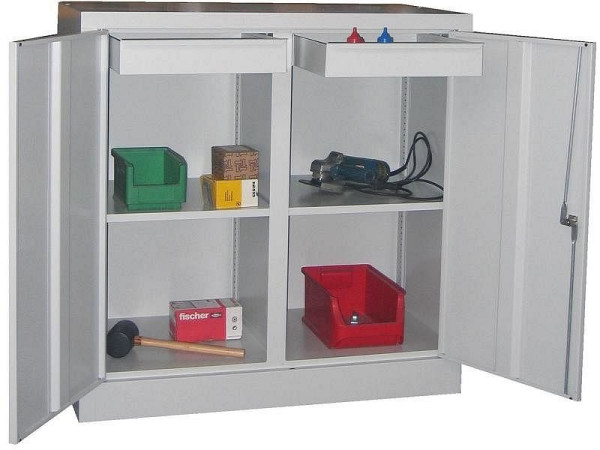 Pavoy Werkzeugschrank 1950/500/1000, gemeinsam verschließbar, 3 Böden gepulvert, 6 Schubladen, 32373-100-006-910
