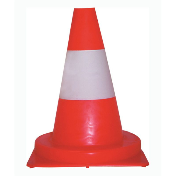 Stein HGS HGS verkeerskegel van PVC, hoogte 300 mm, rood-wit, gedeeltelijk reflecterend, 12367