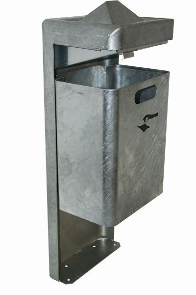 Buitenafvalbak MONDO piramide vloerbevestiging, 380058