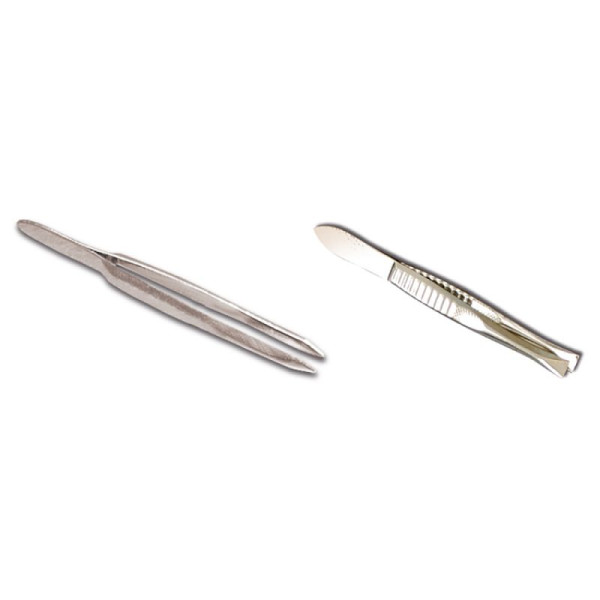 Stein HGS HGS pincet, 80 mm/plat, 25530