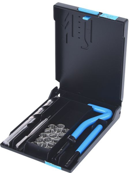 KS Tools RVS draadreparatieset M10x1,0x14mm, 19-delig, 150.6060