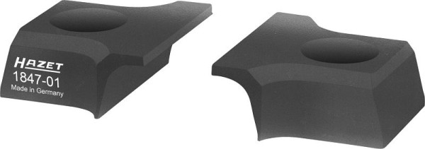 Hazet klembekken, paar, klembekkenpaar, voor stuurhuishoezen AUDI A4, A5, A6, A7, Q5 i.v.m. 1847, voor ombouw, 1847-02/2