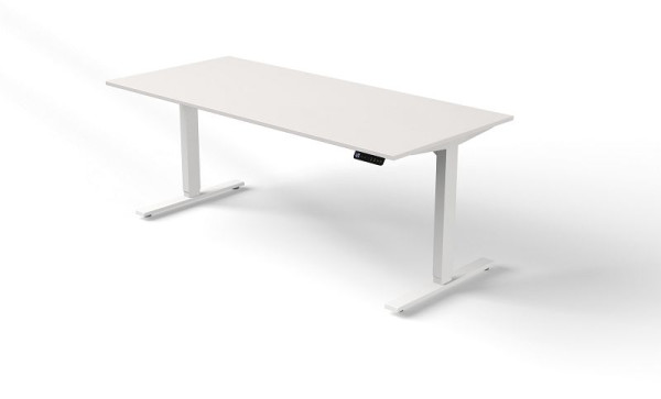 Kerkmann zit-statafel B 1800 x D 1000 mm, elektrisch in hoogte verstelbaar van 720-1200 mm, Move 3, wit, 10381010