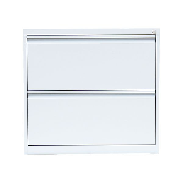 Lüllmann hangmapkast, 700 x 760 x 620 mm, signaalwit/signaalwit, 561227