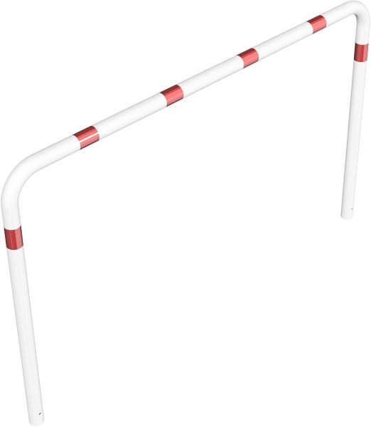 Schakedeflectorbalk Ø 76 x 2,6 mm zonder dwarsbalk voor plaatsing in beton, totale breedte: 2500 mm, totale hoogte: 1000 mm, 475_25B