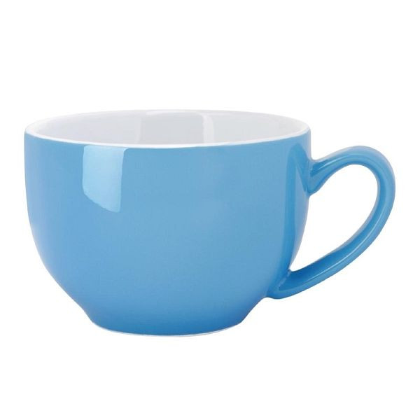Olympia Cafe cappuccinokopjes blauw 34cl, VE: 12 stuks, HC404