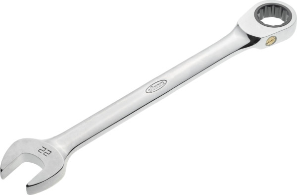 VIGOR ratel-steeksleutel, lang, extern zeskantprofiel, extern dubbel zeskantprofiel, 22 mm, V4962