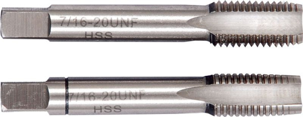 Projahn handtapset voor Amerikaanse fijne draad UNF 2 stuks HSS-G DIN 2181 UNF 3/4", 93908