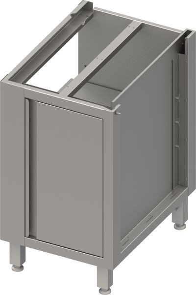 Stalgast RVS hoekonderkast bak versie 2.0 met draaideur, voor poten/plintframe, deel 2/2 540 mm inbouwdiepte 460x540x660 mm, BX040558