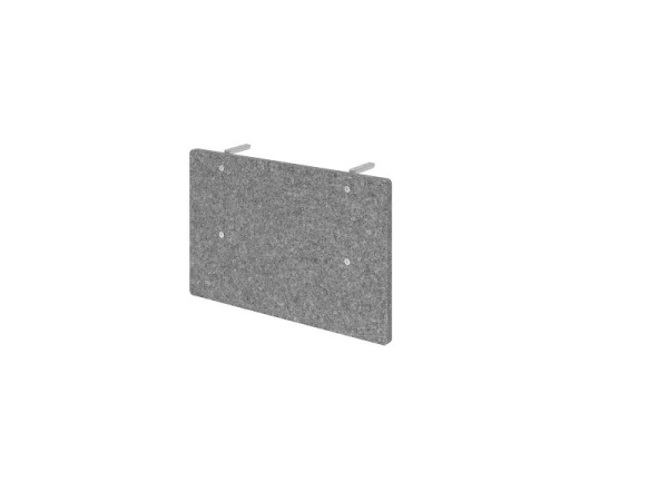 Hammerbacher scherm, geluidsisolatie voor tafel uit de jaren 80, grijs, VSIA08/5