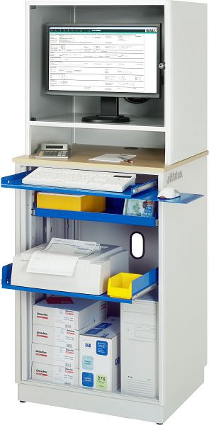 RAU computerstation adlatus - model 2025, B720 x D660 x H1810 mm, 07-2025.11