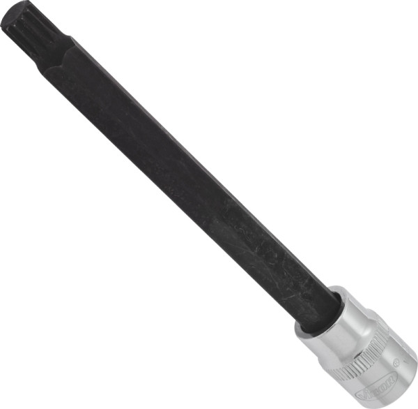 VIGOR-schroevendraaierbit, hol vierkant 10 mm (3/8 inch), inwendig meertands profiel XZN, M9, lengte: 133 mm, voor handbediening, V6124