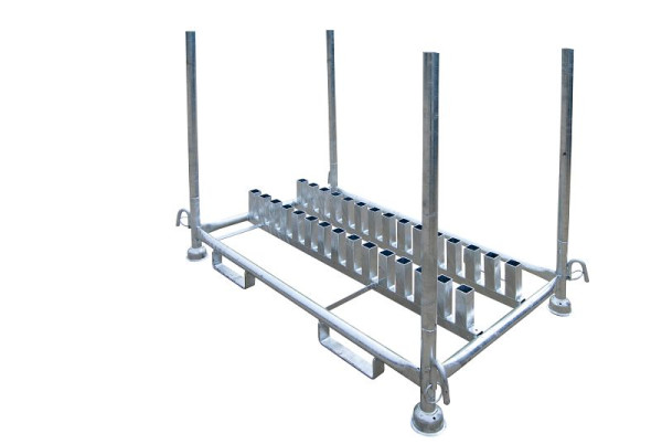 Schake stapelpallet voor borden, 50190