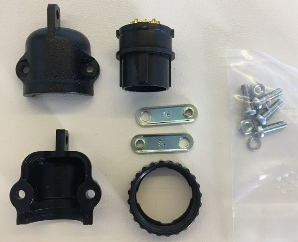 ELMAG HF-connector 10-polig voor TIG-omvormer CEBORA (ook voor aansluiting op afstandsbediening), 9505580