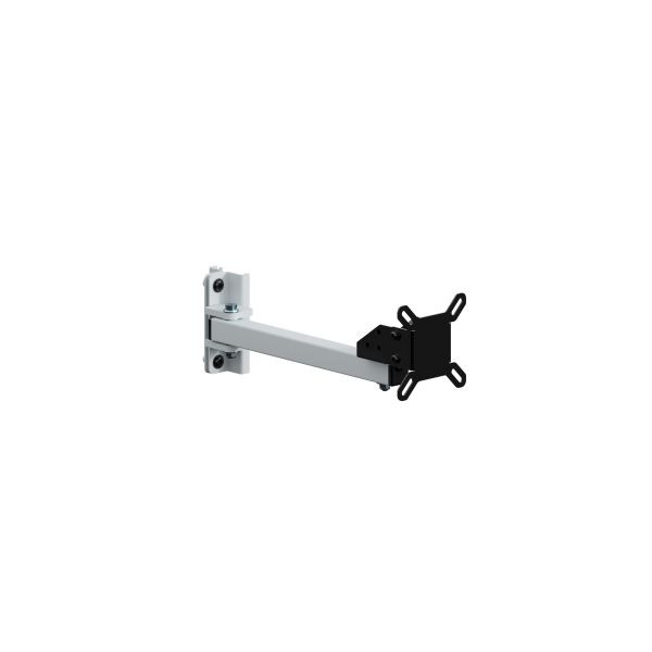 SOFAME zwenkarm voor max. 27 inch schermen, uit één stuk lang B 290 mm, lichtgrijs RAL 7035, W010080313GC