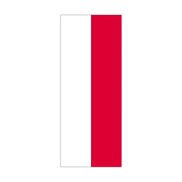 Stein HGS HGS staatsvlag van Thüringen (zonder wapen), 300 x 120 cm (staand formaat), met karabijnhaak, FlagTop 160 g/m², voor vlaggenmasten 7 m, met ajoursteek voor Ø 4 cm giek, 26679