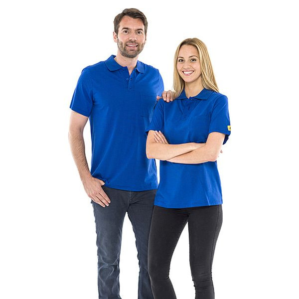 SafeGuard ESD poloshirt, koningsblauw, 150 g/m², maat 2XL, DSWL42154
