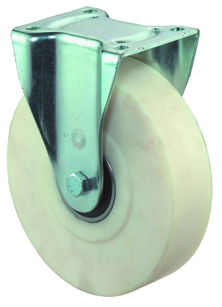 BS Rolls Zwaarlastwiel, bokwiel, wielbreedte 55 mm, wiel-Ø 200 mm, draagvermogen 1250 kg, gegoten polyamide, kogellager, L610.B16.200