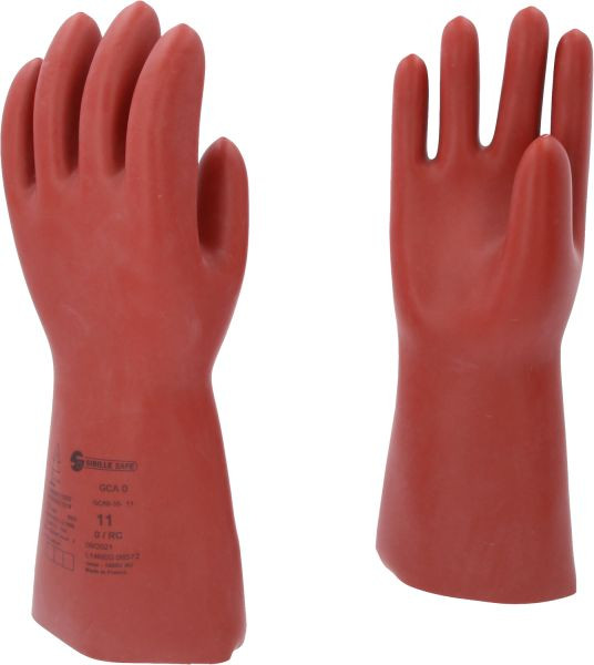 KS Tools Elektriciensbeschermhandschoen met mechanische en thermische bescherming, maat 11, klasse 0, rood, lengte: 360 mm, 117.0088