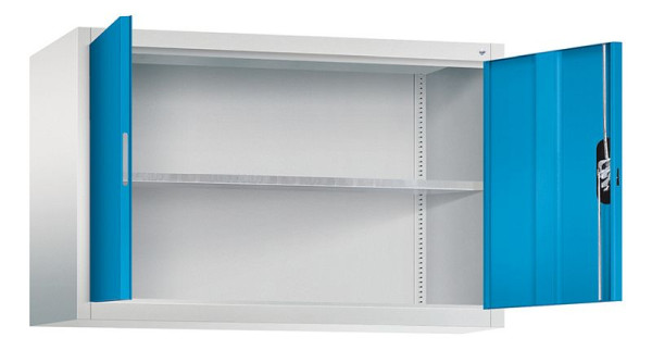 C+P bovenkast Acurado, H790xB1200xD400mm, kleur: lichtgrijs/lichtblauw, verzonken handgreep, 9465-009 S10059