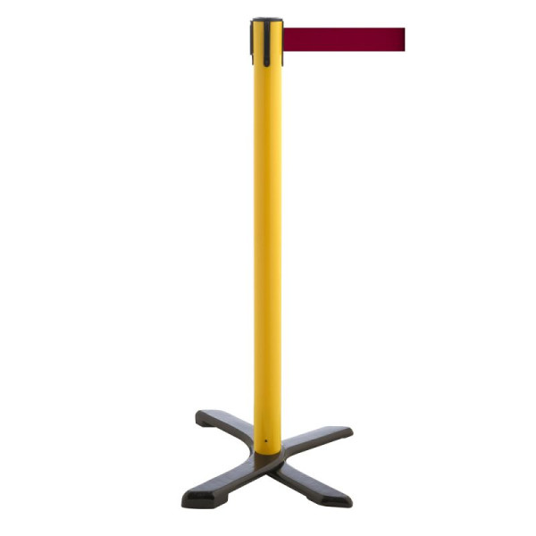 Stein HGS HGS personengeleidingssysteem -P-Line Compact-, geel, bordeaux, met riemeindstuk (standaard), 34868-1302