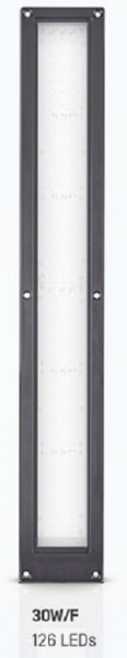 Hagnleone PLANONLIGHT LED 30W / F ZWART, 10393
