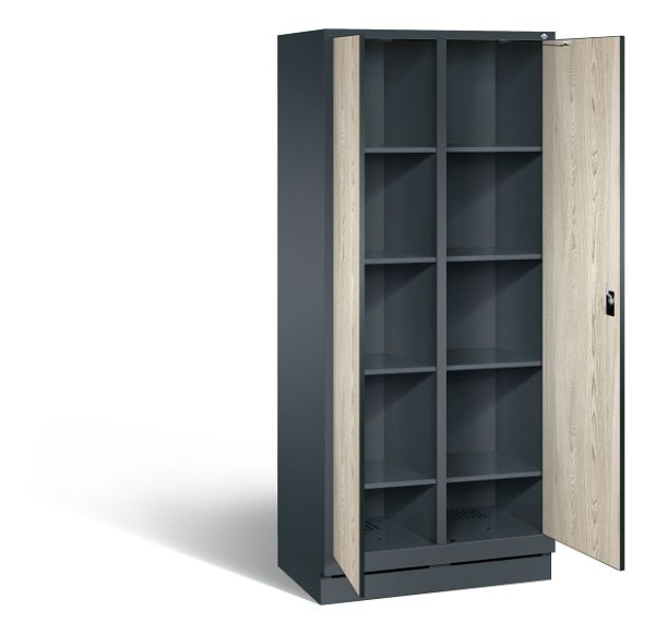 C+P washok Evolo, H1800xW810xD500mm, kleur: antracietgrijs / Sen ash decor, 48022-22B S10063