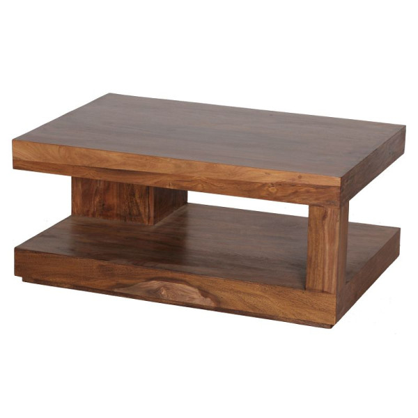 Wohnling salontafel MUMBAI Sheesham massief hout 90 x 60 x 40 cm, WL6.229