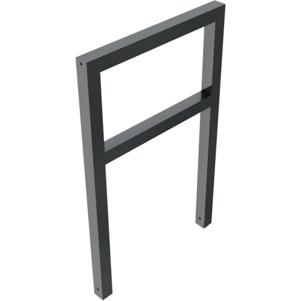 Stone HGS leunbalk/barrière -Spiekeroog- met dwarsbalk, 750mm /gecoat DB 703, 455.075b