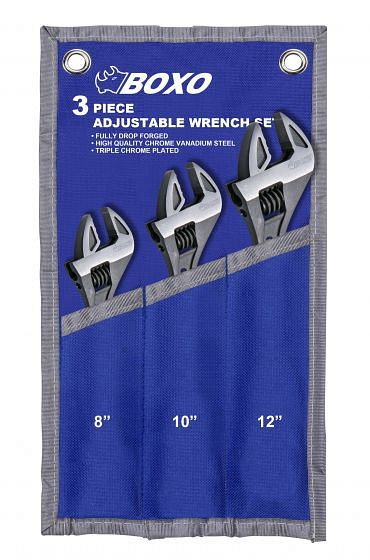 Boxo verstelbare sleutel set 3 stuks, B-AW0003