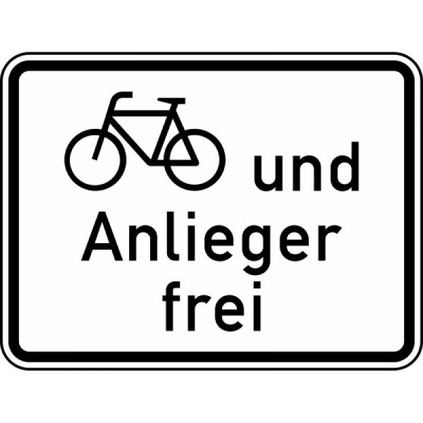 Steen HGS fietsers en bewonersvrij nr. 1020-12, 315x420mm /RA2/platte vorm 3mm, 1020-12-123