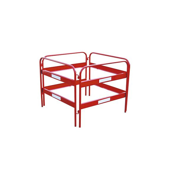 Schake mangatbeschermingsrooster, 1,00 m breed, 2-delig, 35600