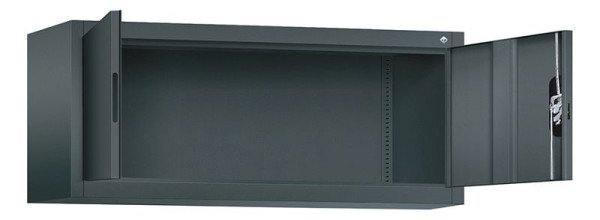C+P bovenkast Acurado, H500xB1200xD400mm, kleur: antracietgrijs, verzonken handgreep, 9464-000 S10128