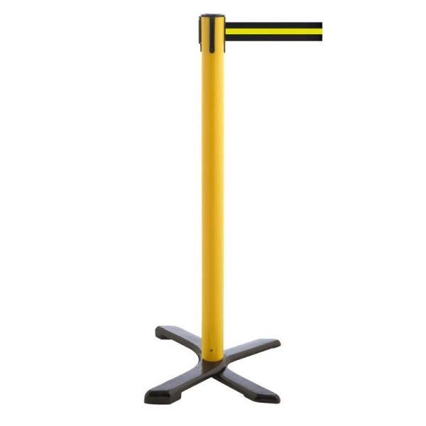 Stein HGS HGS personengeleidingssysteem -P-Line Compact-, geel, zwart/geel/zwart horizontaal (gestreept), met riemeindstuk (standaard), 34868-0602