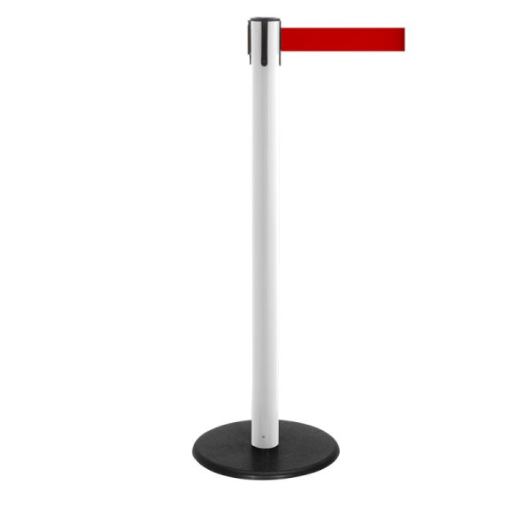 Stein HGS HGS personengeleidingssysteem -P-Line Famous-, wit, rood, met veiligheidsslot (zelfontgrendelend), riemlengte: 2,3 m, 12802-0103