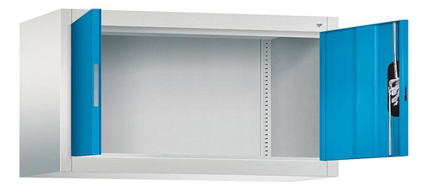C+P bovenkast Acurado, H500xW930xD400mm, kleur: lichtgrijs/lichtblauw, verzonken handgreep, 9264-000 S10220