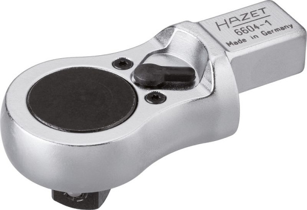 Hazet omkeerbare ratelinzet, vierkant inzetstuk 14 x 18 mm, massief vierkant 12,5 mm, lengte: 81 mm, aantal tanden: 40, 6604-1