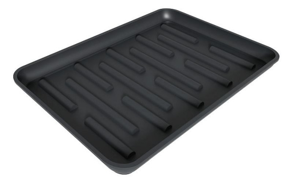 C+P schoenschaal voor Evolo brandweerkast met vakbreedte 400mm en 500mm, body zwart, 4800-707